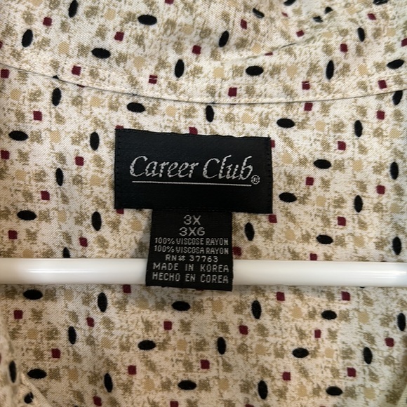 Vintage Career Club Rayon shirt - Picture 2 of 6